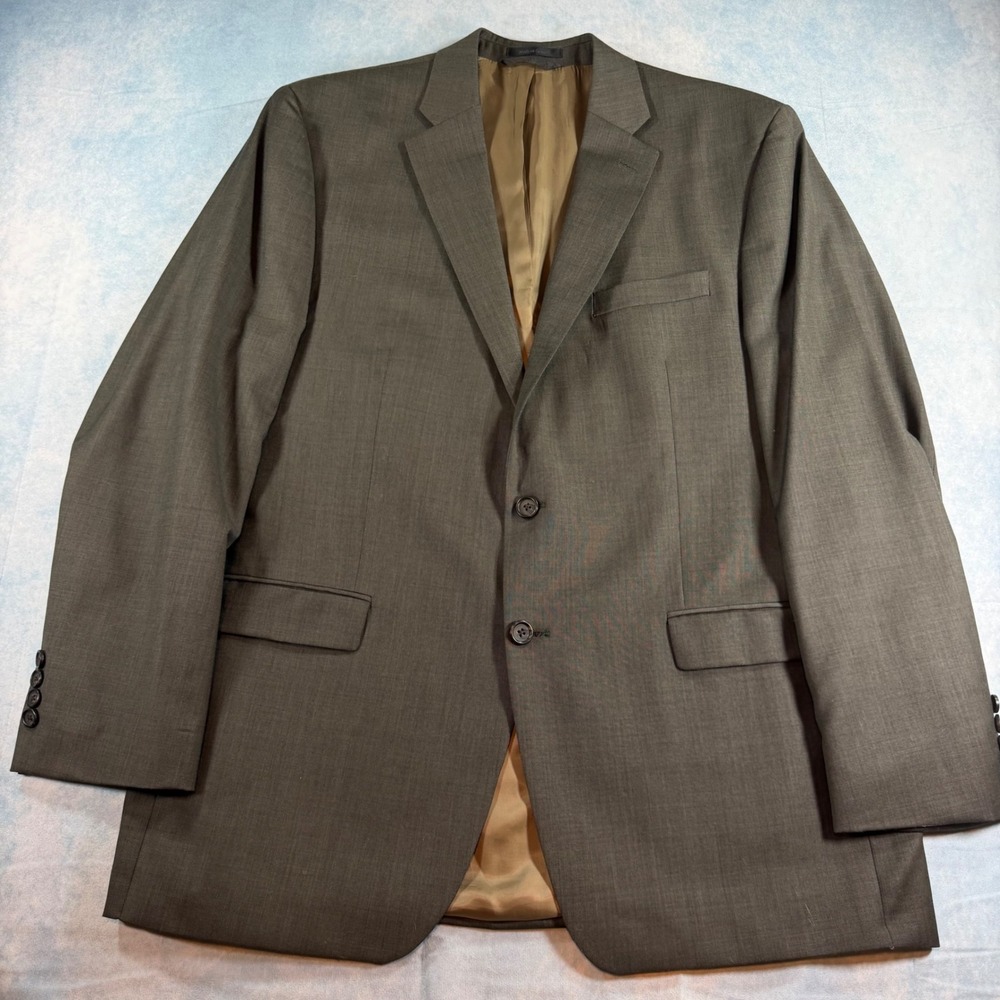 Lauren Ralph Lauren Blazer Mens 42R Olive Brown Excellent 100% Wool Sport Coat
